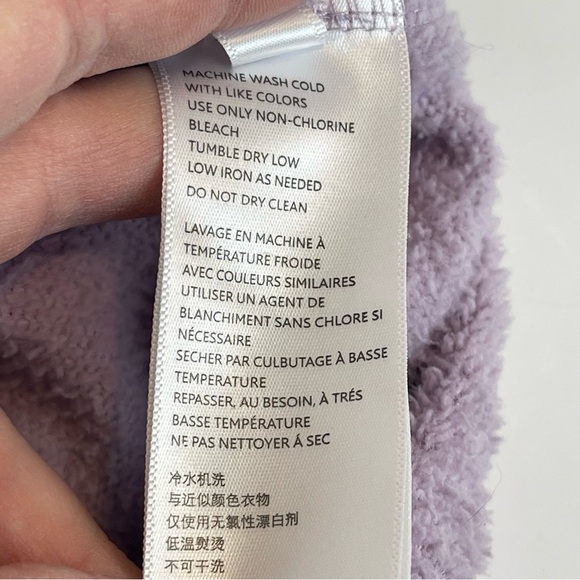 Urban Outfitters Lilac Quarter Zip Top Sweatshirt Sz M - Picture 14 of 16